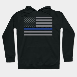 Thin Blue Line AR15 Flag Hoodie